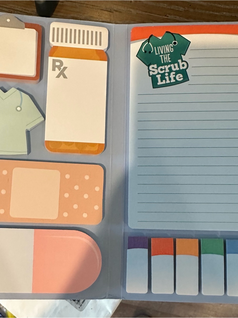 Medical-Themed Sticky Note Set